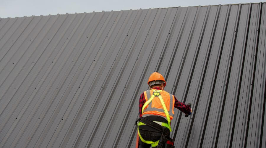 Professional metal roof installation services in Ridgeway, IA